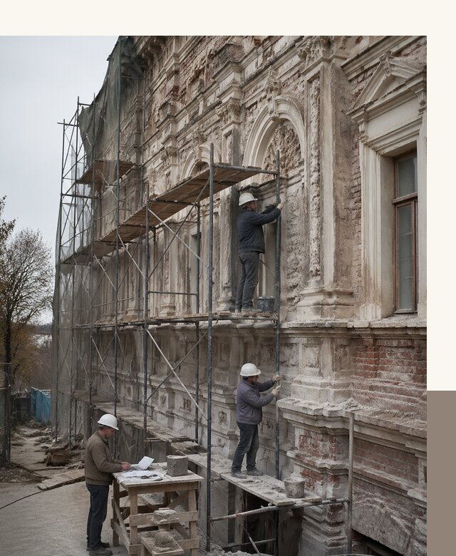 Реставрация объектов культурного наследия под ключ в Ачинске